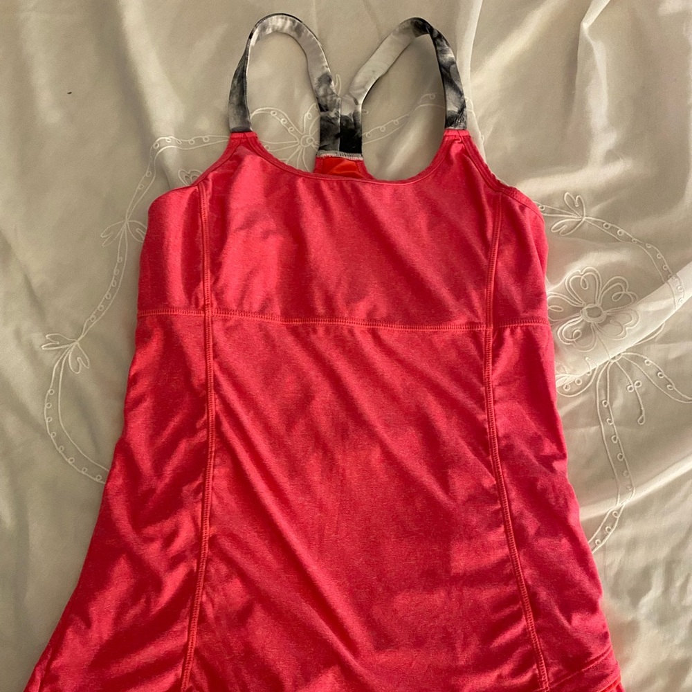MPG womens workout top orange medium